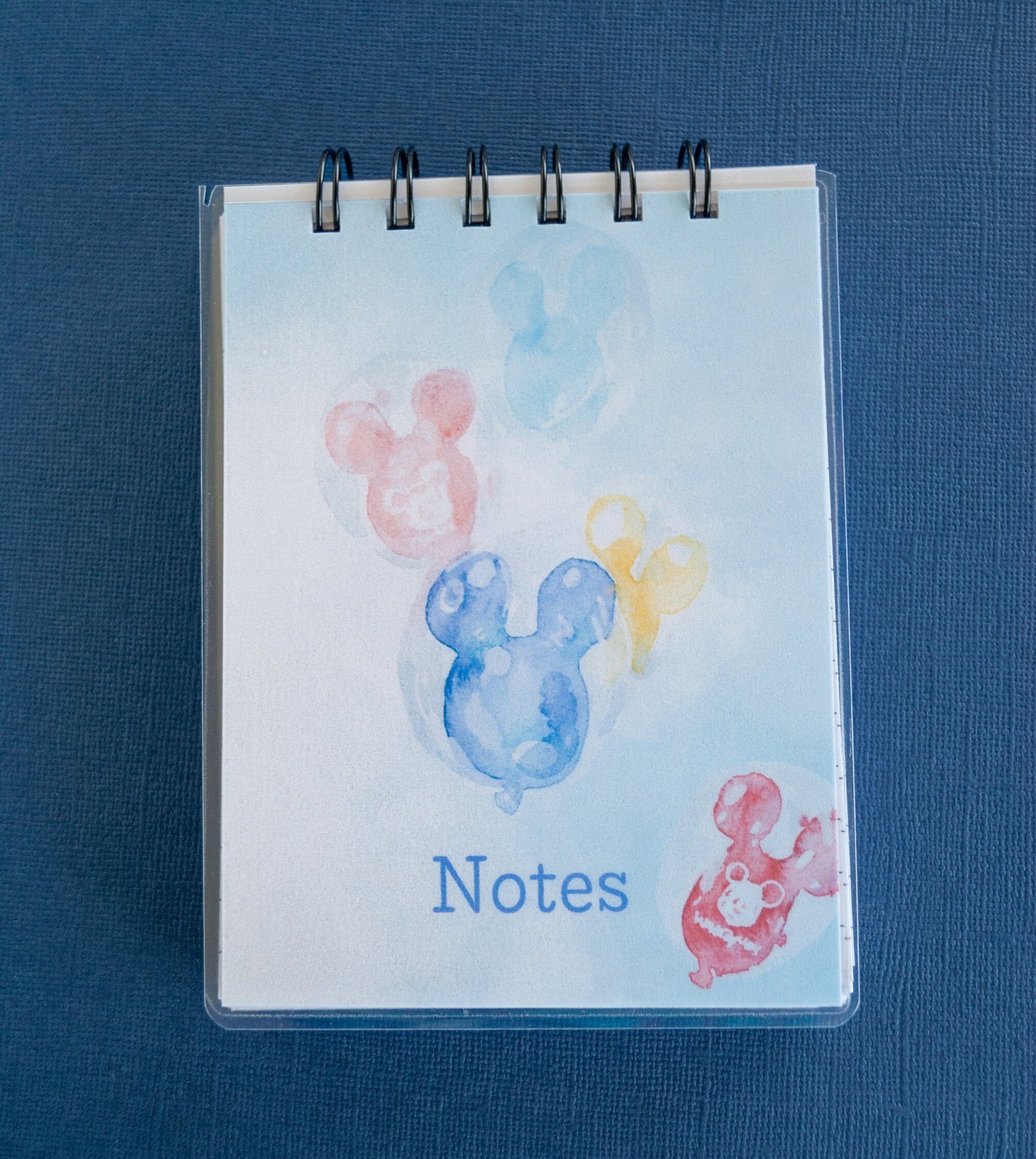Coil Bound Notepad – Balloon Design – Short, WDW Notebook