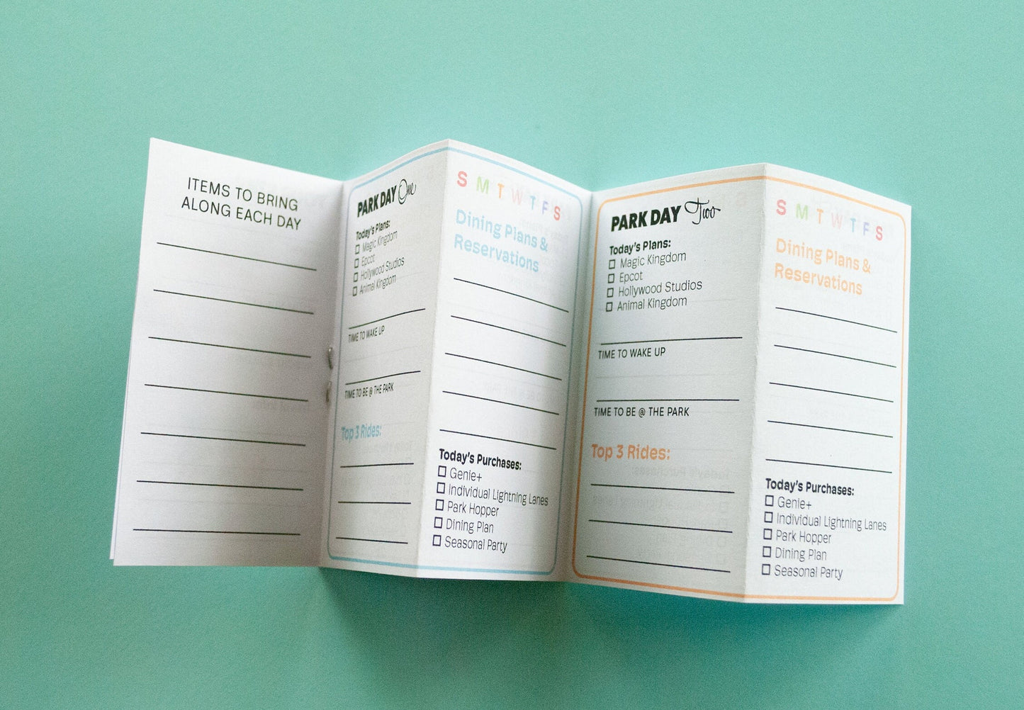 Walt Disney World "Pocket Planner" - Small