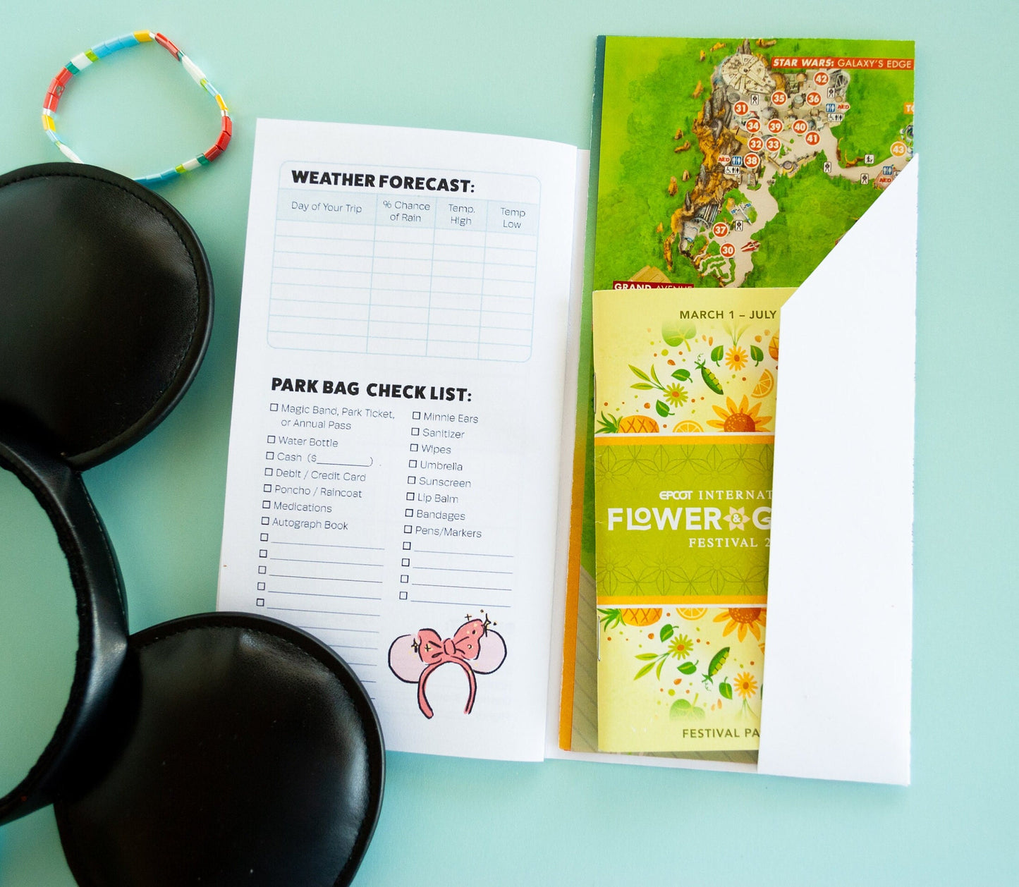 Walt Disney World "Park Planner" - Map Size