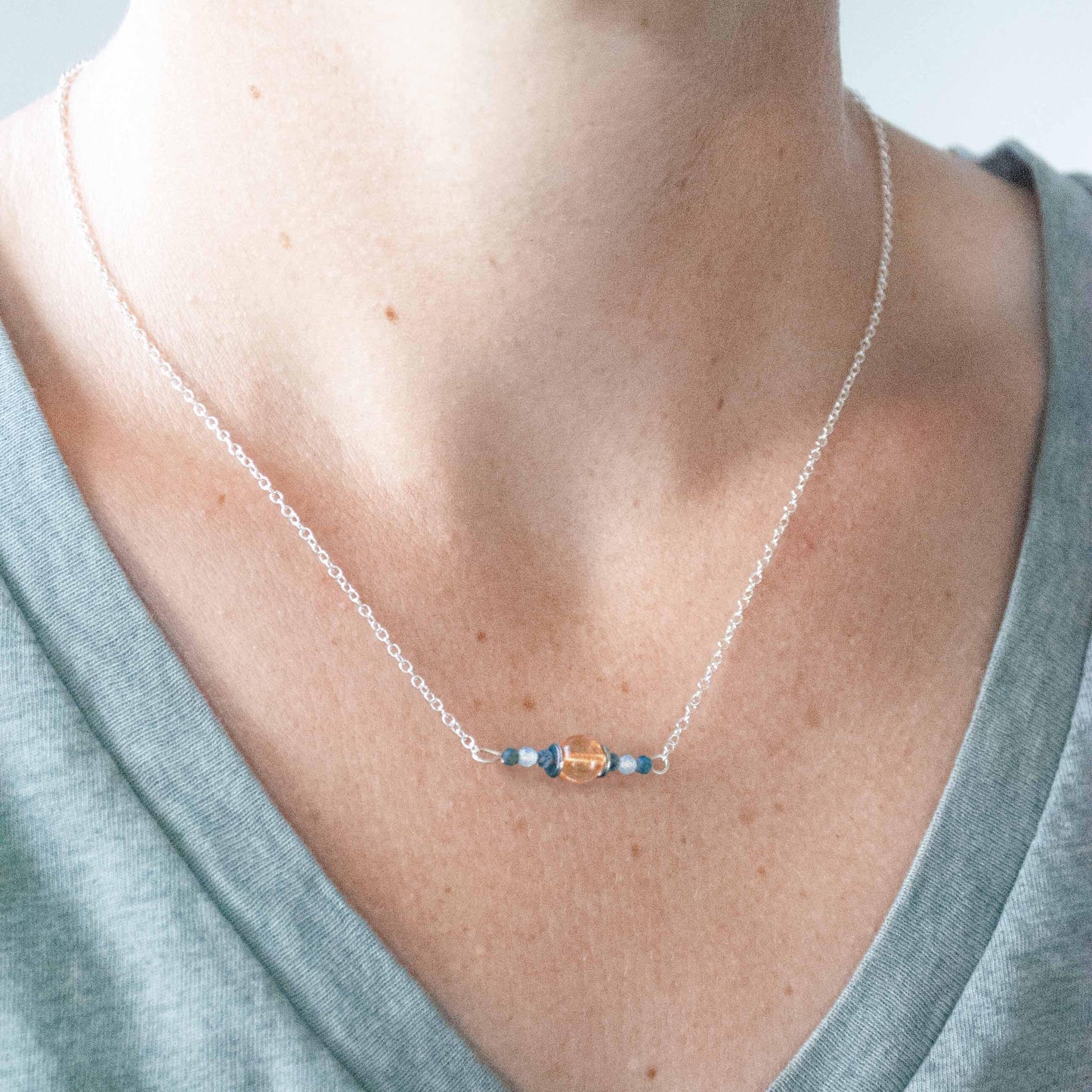 Ahsoka Inspired Galaxys Edge Necklace