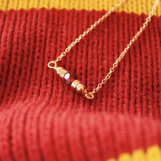 Courageous Lion HP House Inspired Necklace, Wizarding World