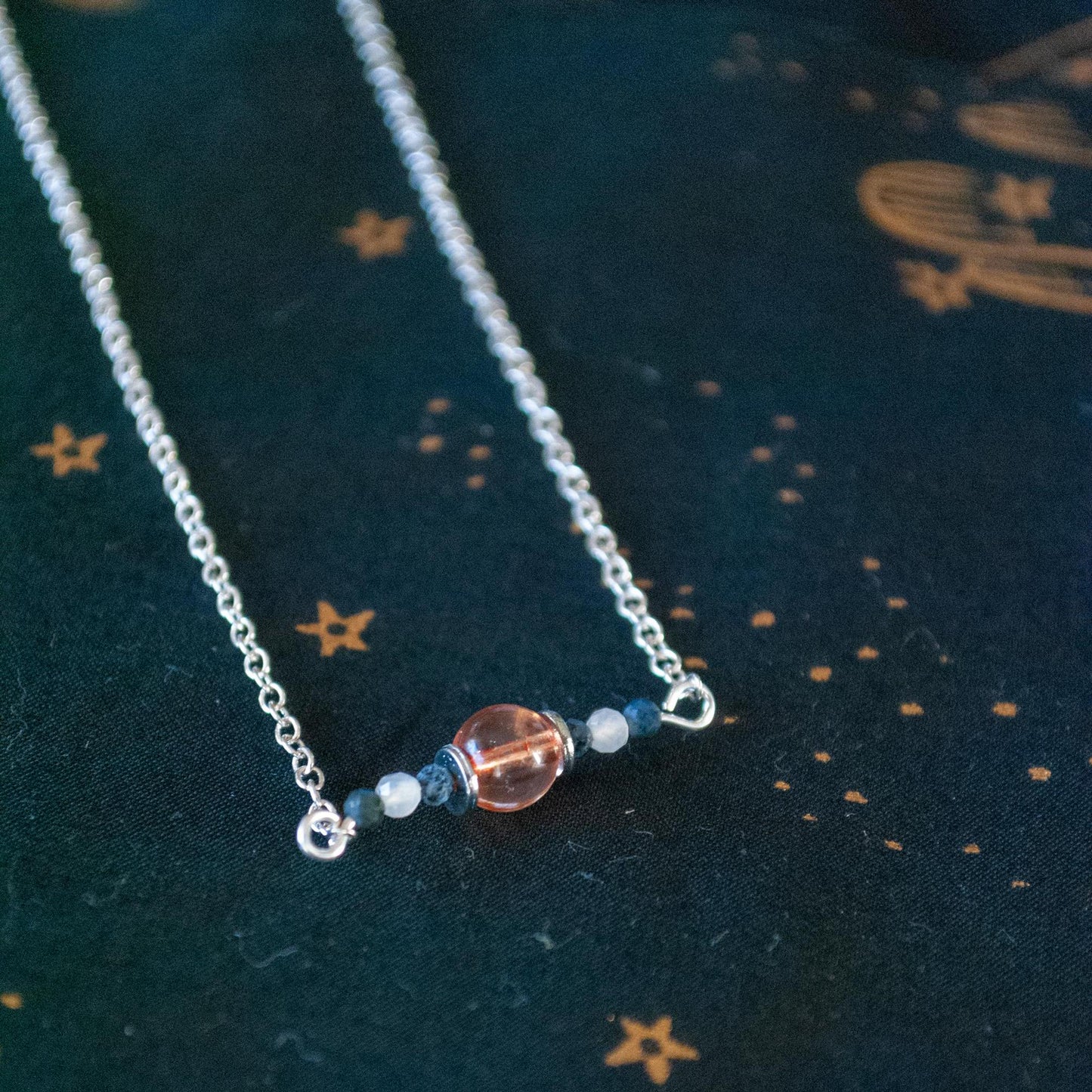 Ahsoka Inspired Galaxys Edge Necklace